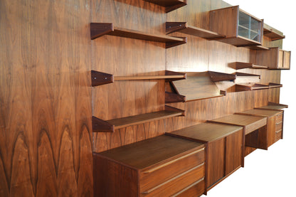Five Panel Rosewood Wall Unit PEGA by Juul Christiansen Norway
