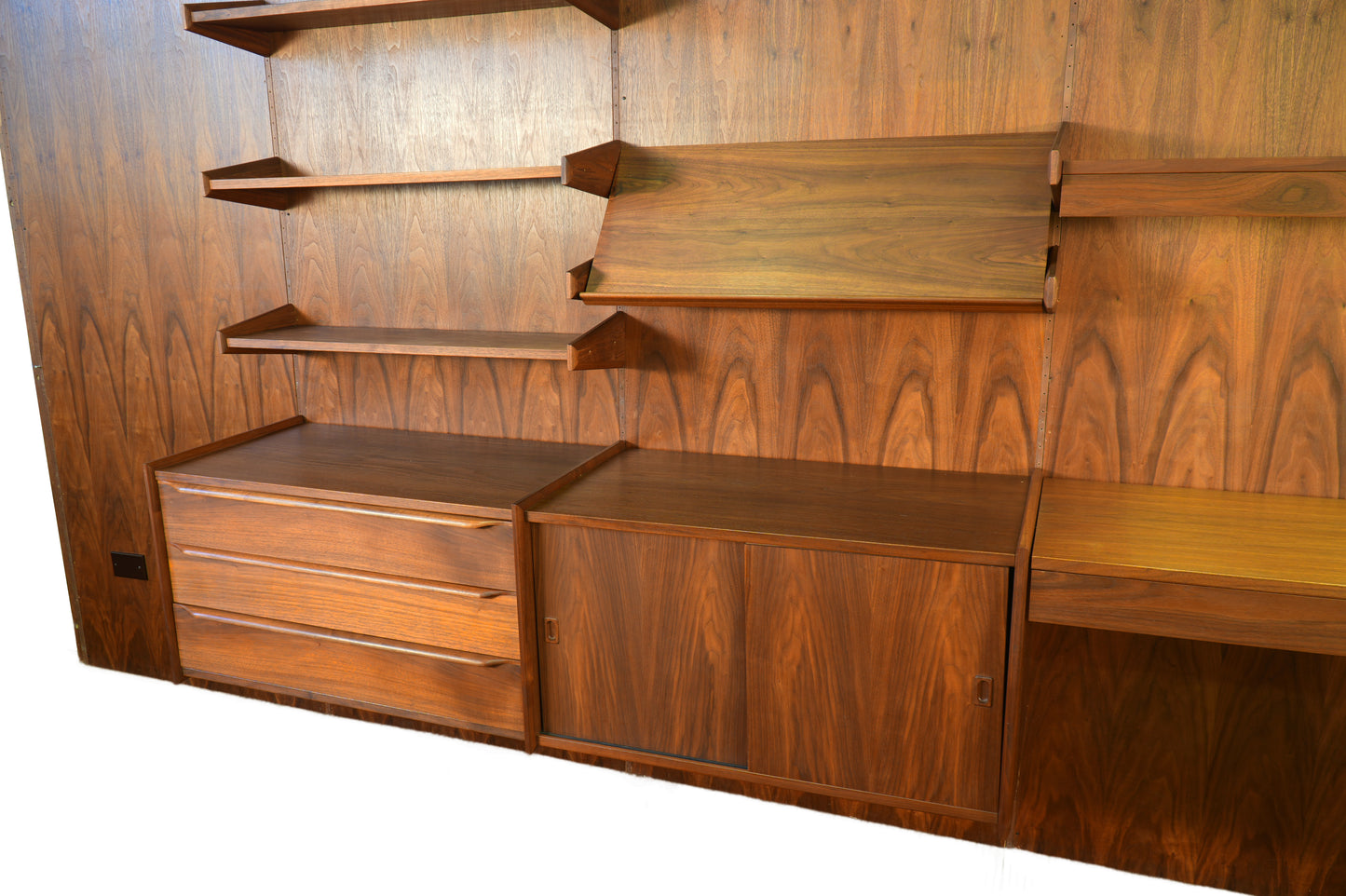 Five Panel Rosewood Wall Unit PEGA by Juul Christiansen Norway