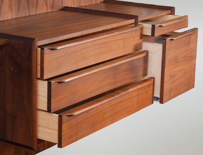 2+ Panel Rosewood Wall Unit PEGA by Juul Christiansen Norway