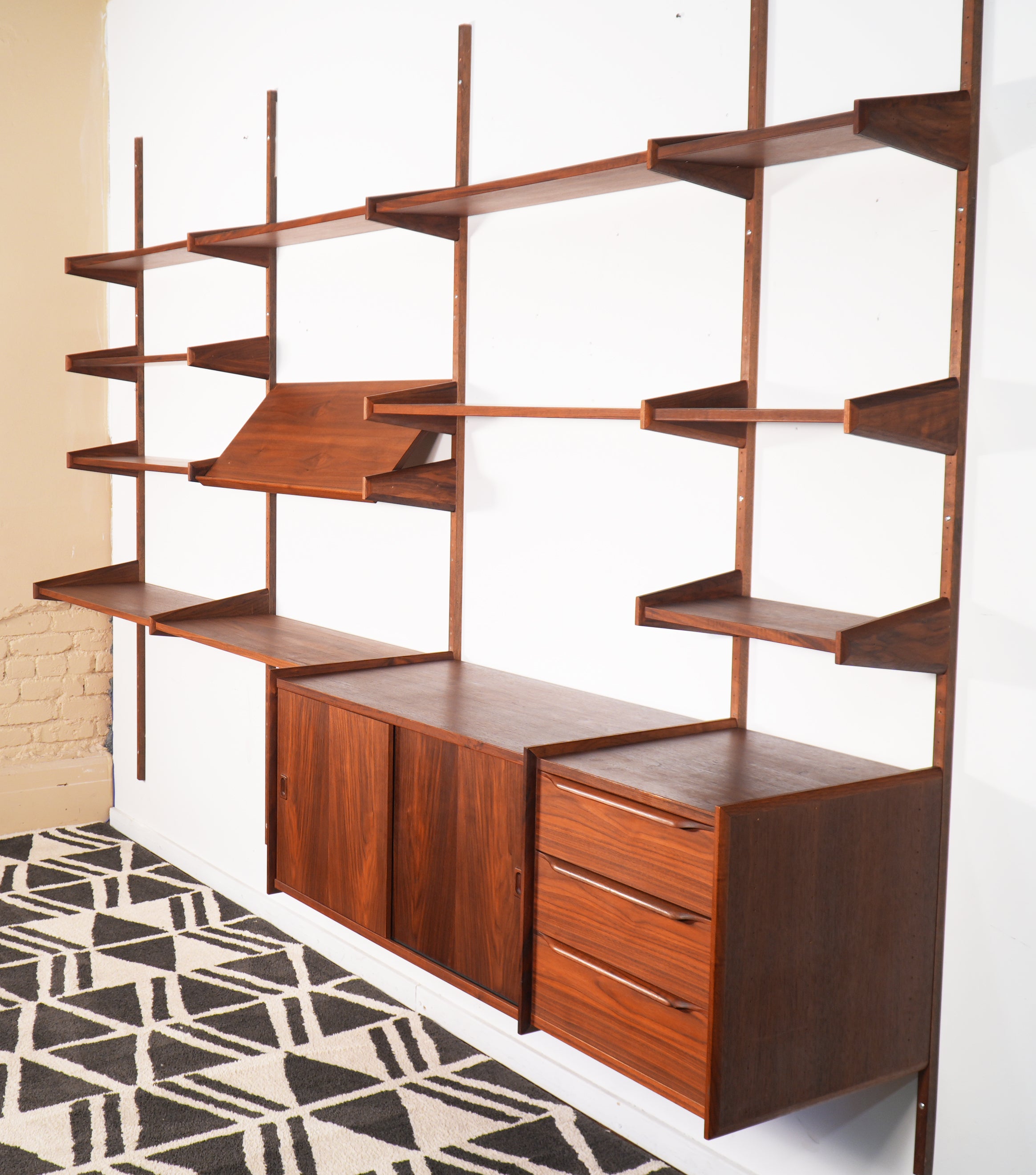 Rosewood Wall Unit PEGA by Juul Christiansen Norway – Metro Eclectic