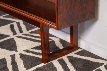 Rosewood Low Display Cabinet by Alex Christensen for ACO Mobler Denmark 1960s