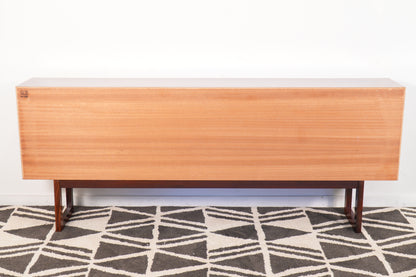 Rosewood Low Display Cabinet by Alex Christensen for ACO Mobler Denmark 1960s