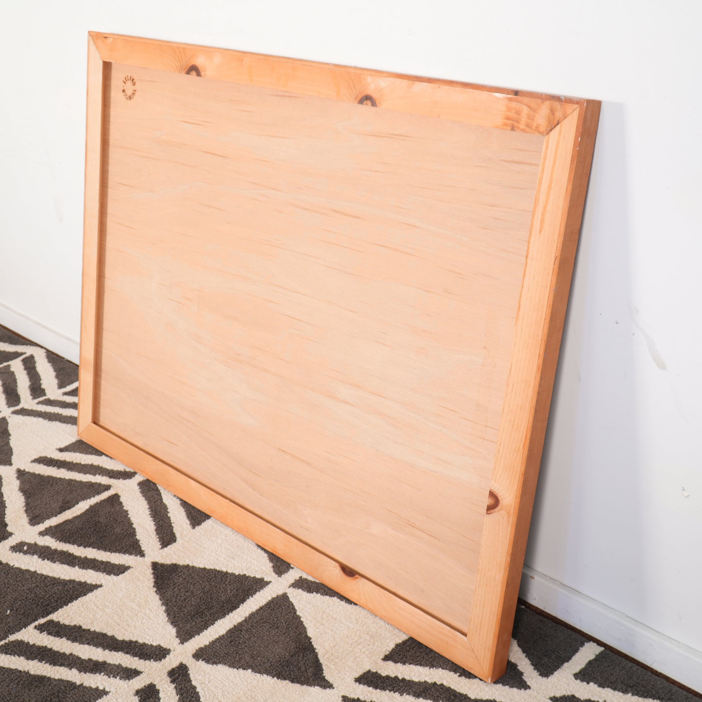 Vintage 1970s Abstract Wood Wall Sculpture by Leland Thompson – Assemblage Art