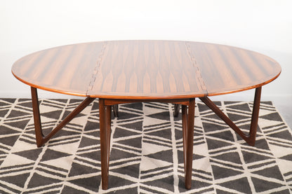 Rosewood Dining Table by Niels Koefoed Denmark Gate Leg