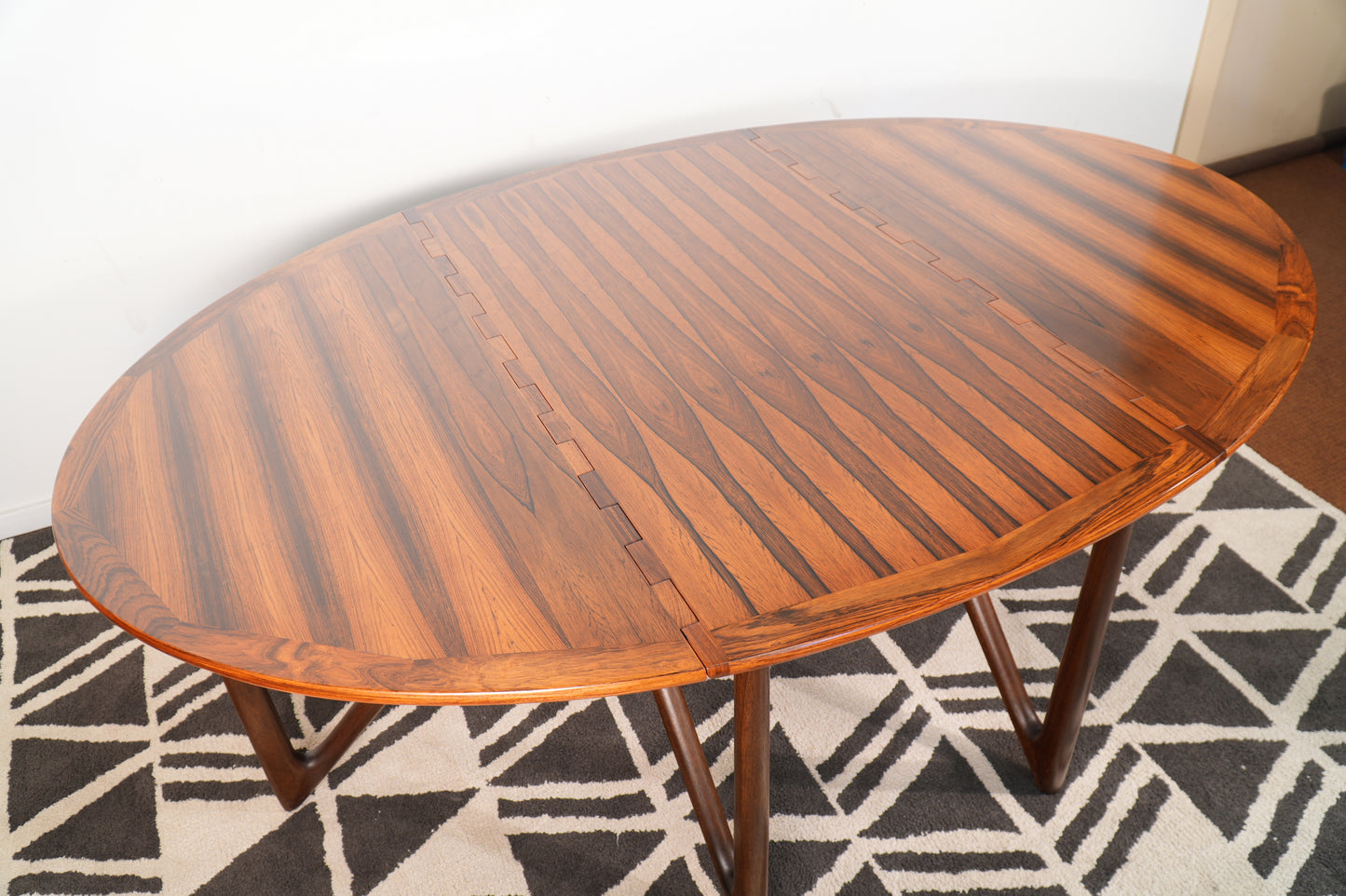 Rosewood Dining Table by Niels Koefoed Denmark Gate Leg