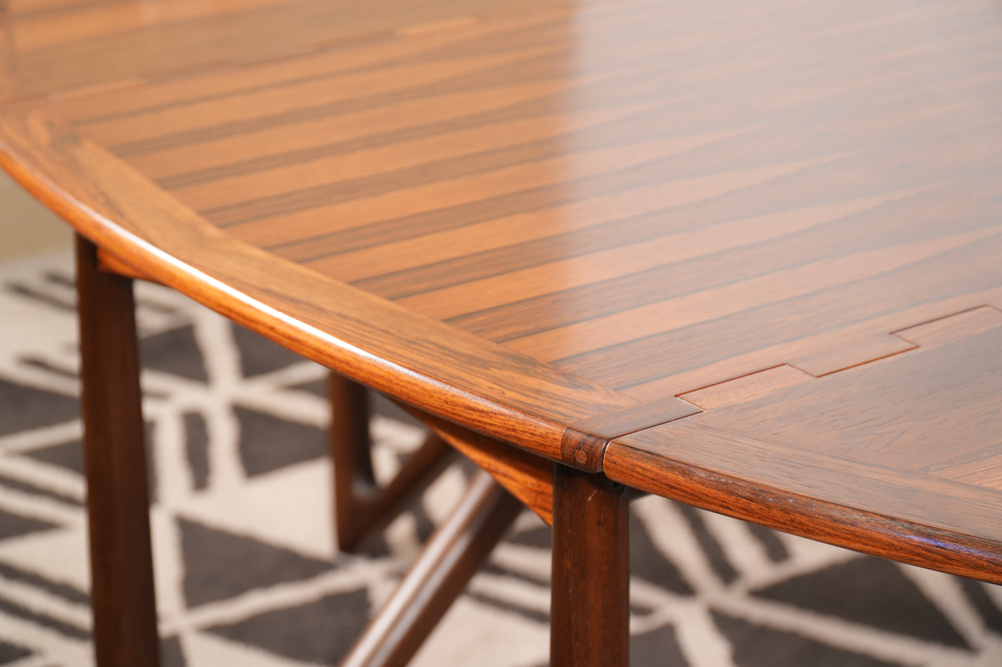 Rosewood Dining Table by Niels Koefoed Denmark Gate Leg