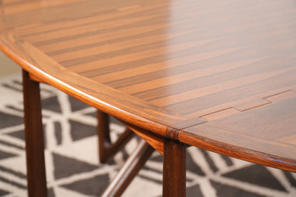 Rosewood Dining Table by Niels Koefoed Denmark Gate Leg