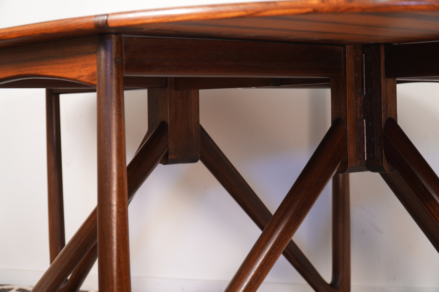 Rosewood Dining Table by Niels Koefoed Denmark Gate Leg