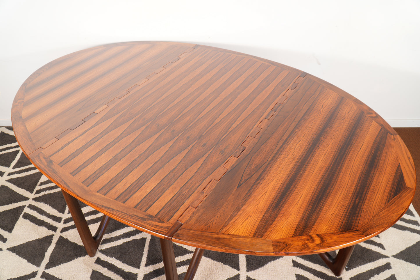 Rosewood Dining Table by Niels Koefoed Denmark Gate Leg