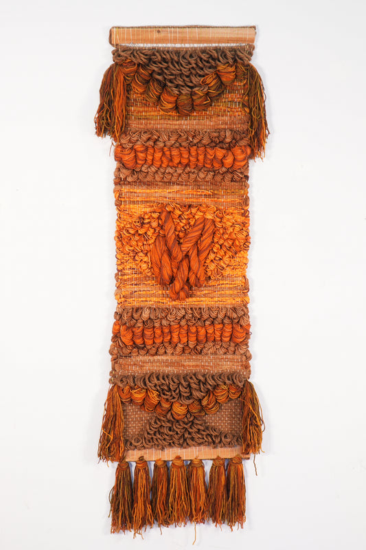 Margo Farrin O’Connor 1970s Fiber Art Wall Hanging
