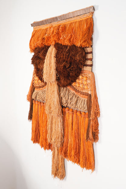 Margo Farrin O’Connor Large Scale 1970s Fiber Art Wall Hanging