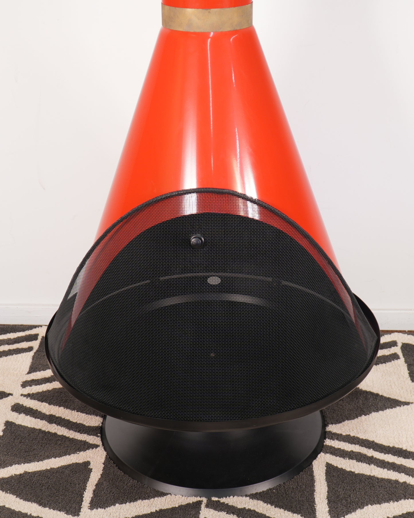 Vintage Mid-Century Cone Electric Fireplace