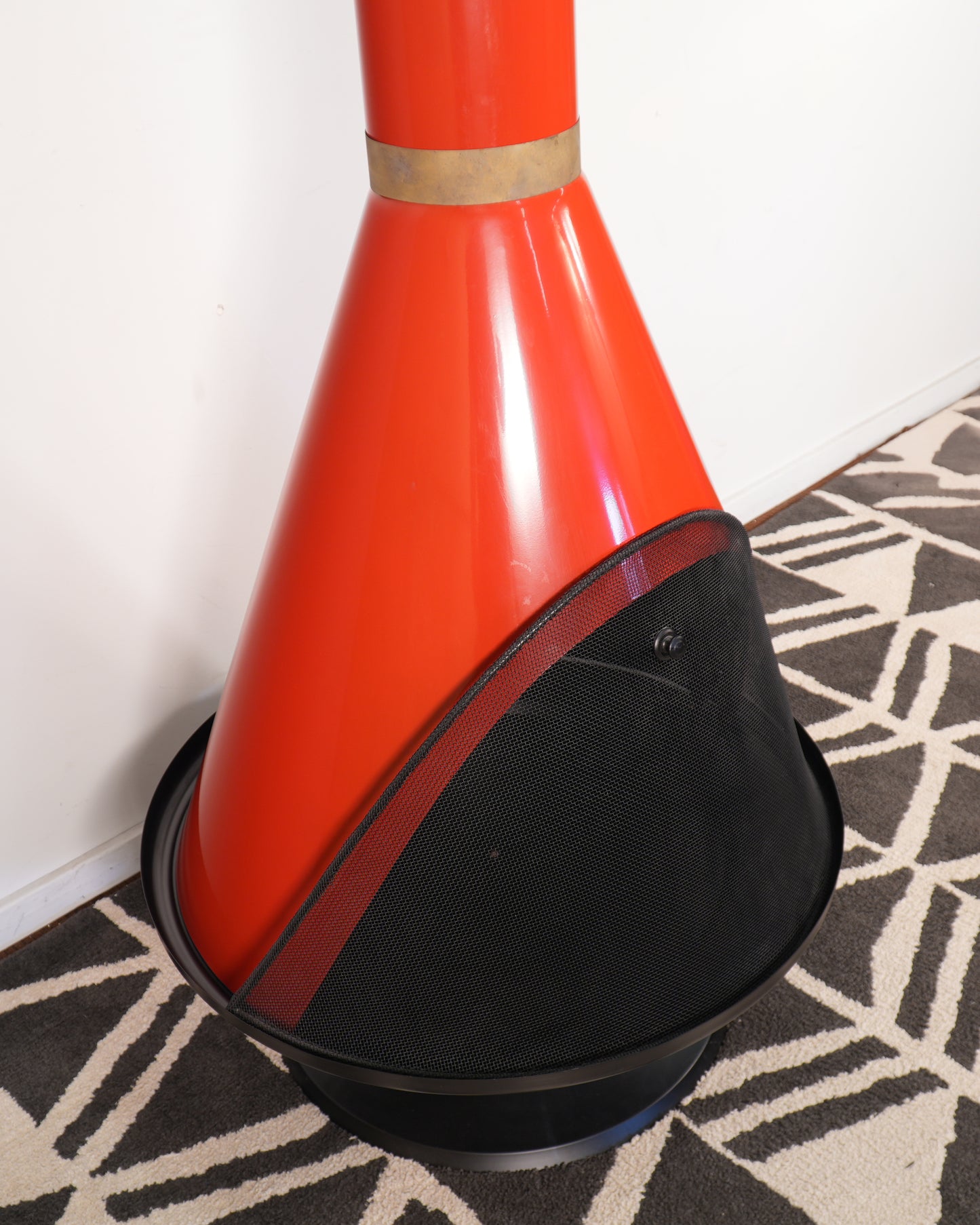Vintage Mid-Century Cone Electric Fireplace
