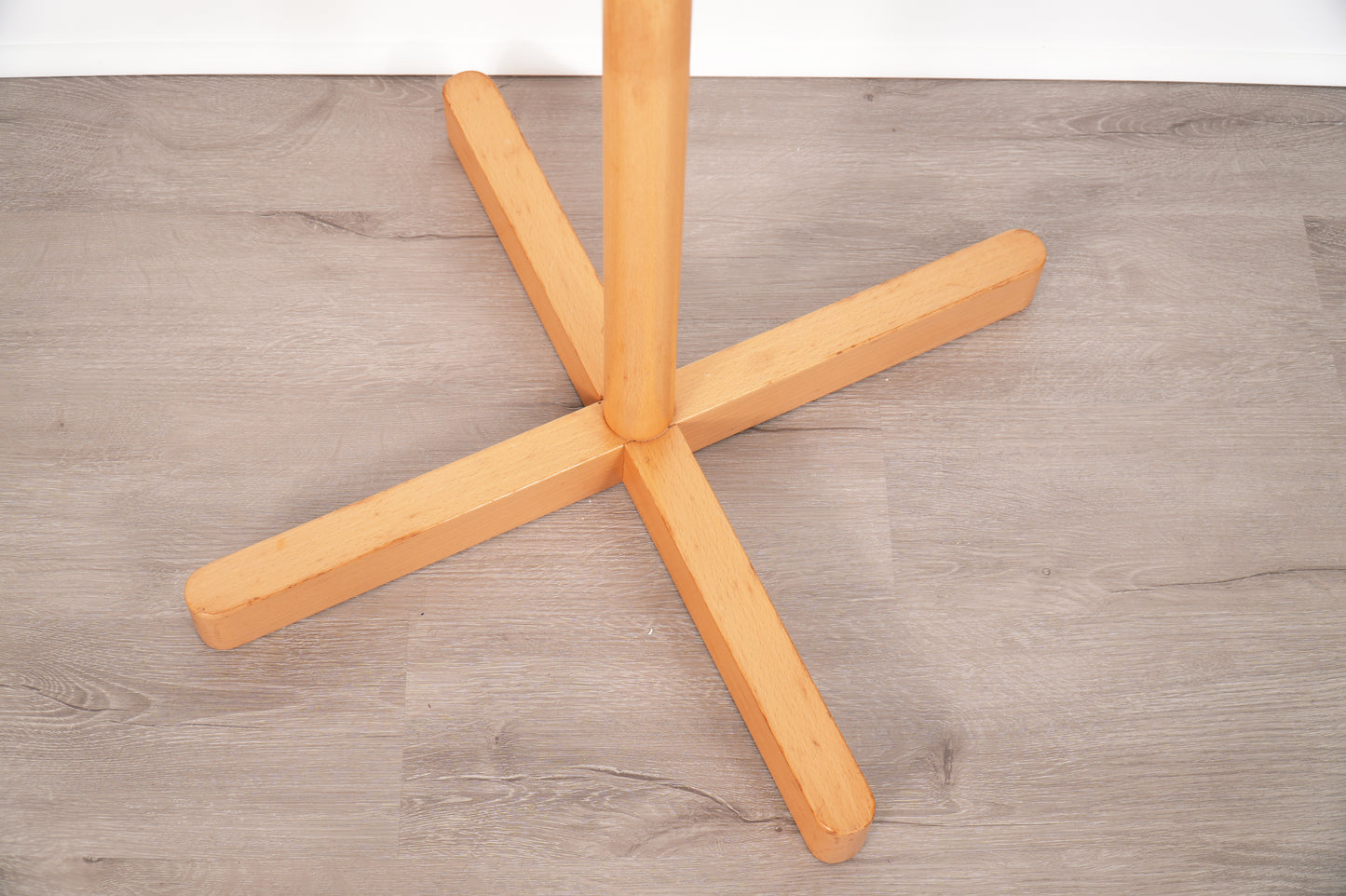 Vintage Mid-Century Hank Loewenstein Mod Helix Beech Coat Tree