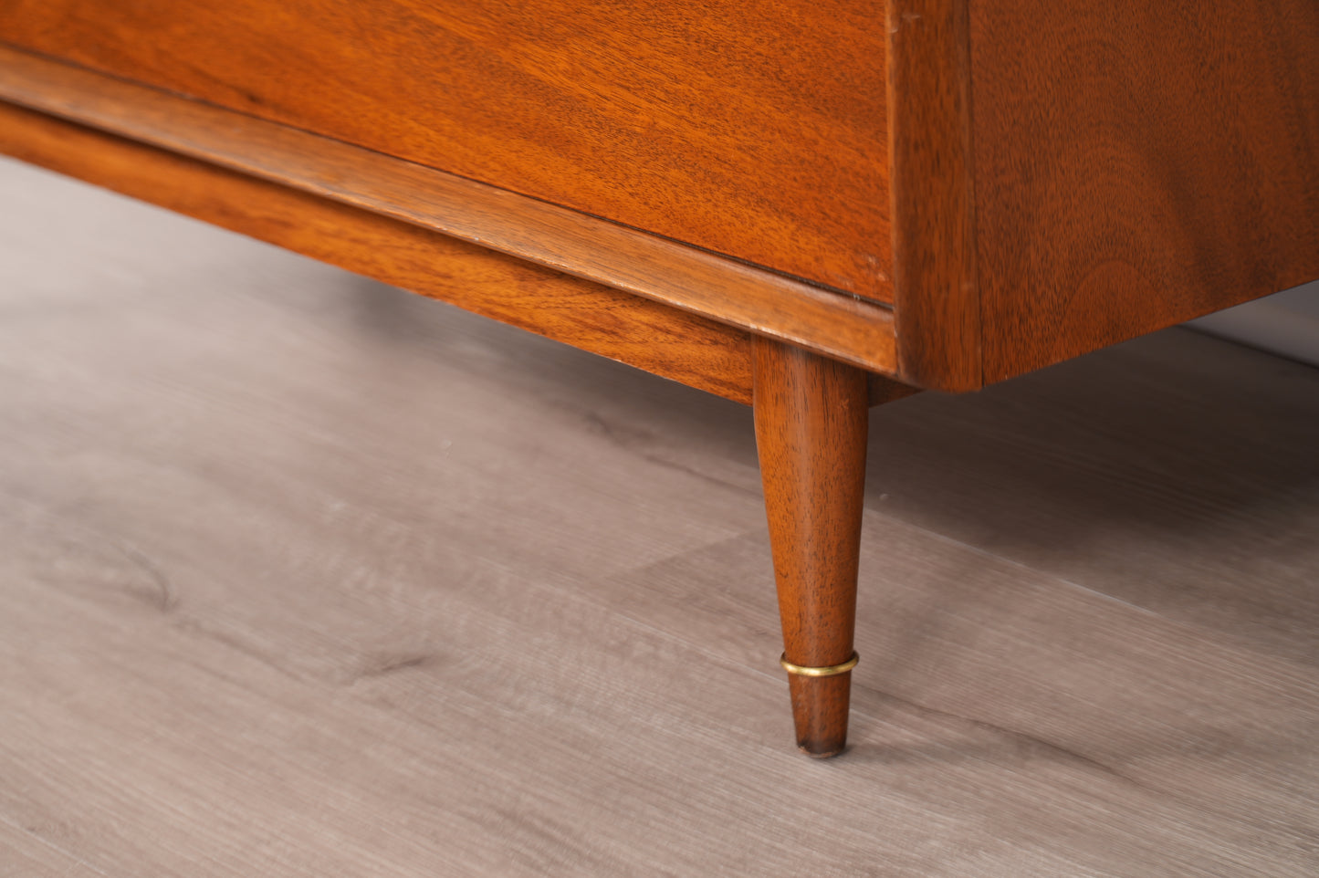 Vintage Walnut Highboy Dresser by Cavalier Furniture