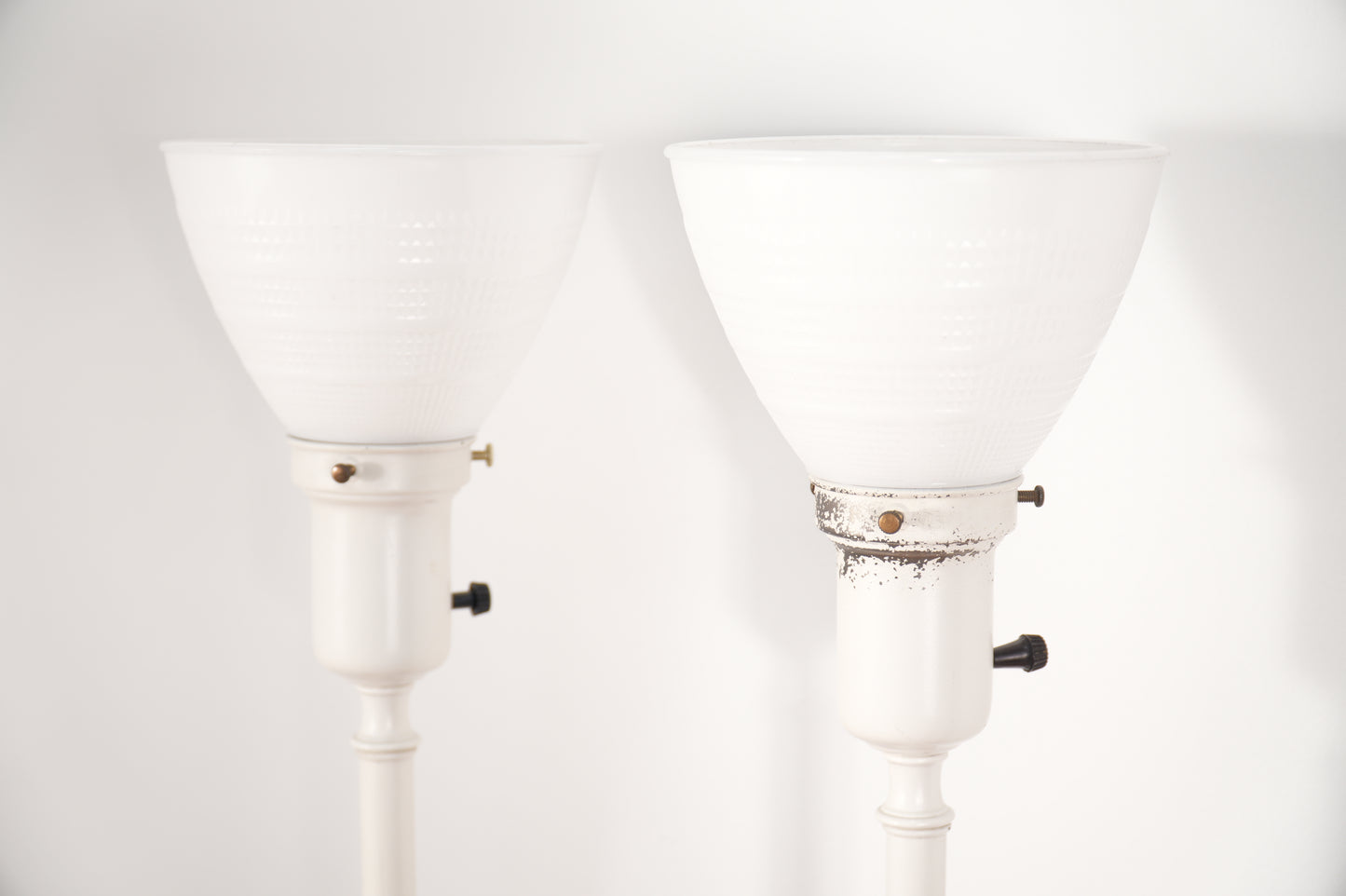 Pair Rembrandt Mid-Century Blue Ceramic Table Lamps