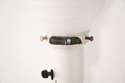 Pair Rembrandt Mid-Century Blue Ceramic Table Lamps