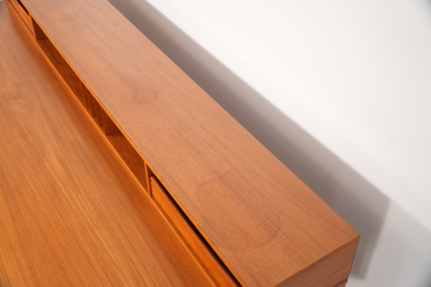 Peter Løvig Nielsen Danish Teak Flip-Top Partner Desk