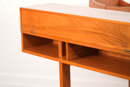 Peter Løvig Nielsen Danish Teak Flip-Top Partner Desk