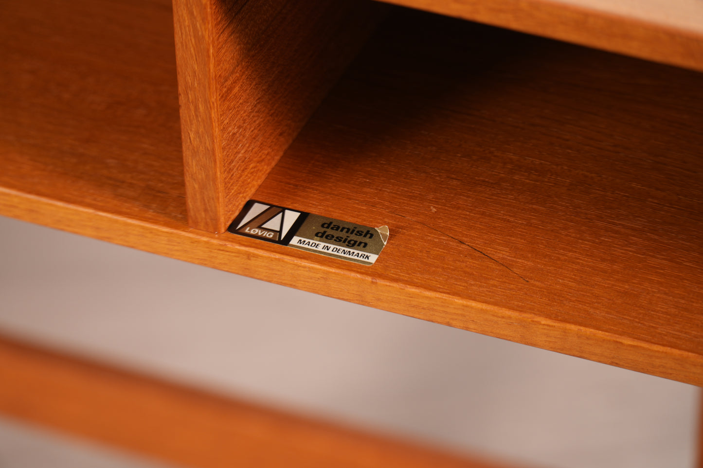 Peter Løvig Nielsen Danish Teak Flip-Top Partner Desk