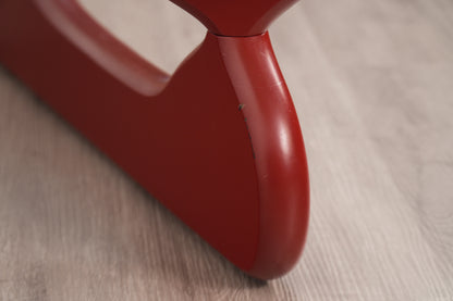 Isamu Noguchi Style Glass Top Coffee Table