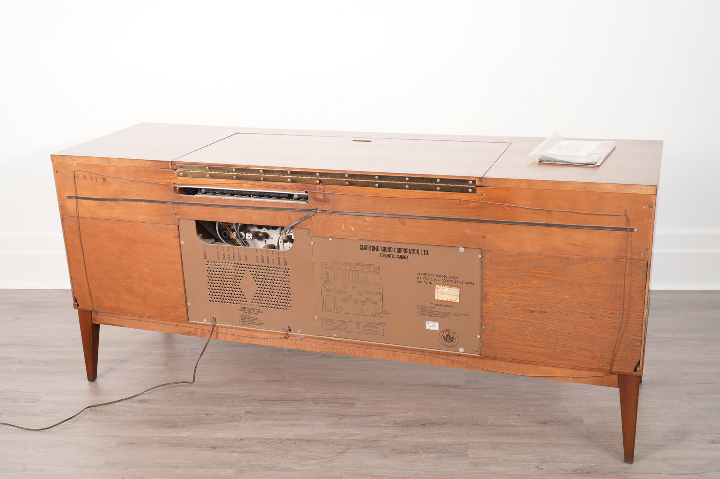 Clairtone "Empress" Model S 601 Console Stereo - Canada