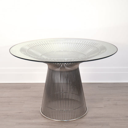 Warren Platner Knoll Style Round Dining Table