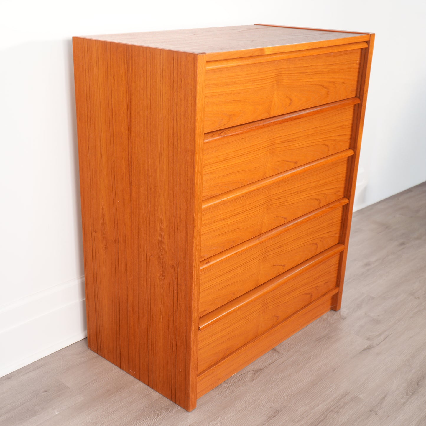 Danish Teak 5-Drawer Dresser by Jesper