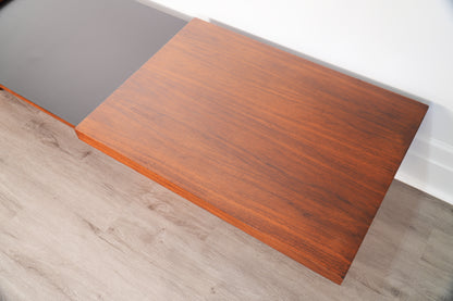 Expandable Walnut Coffee Table John Keal for Brown Saltman