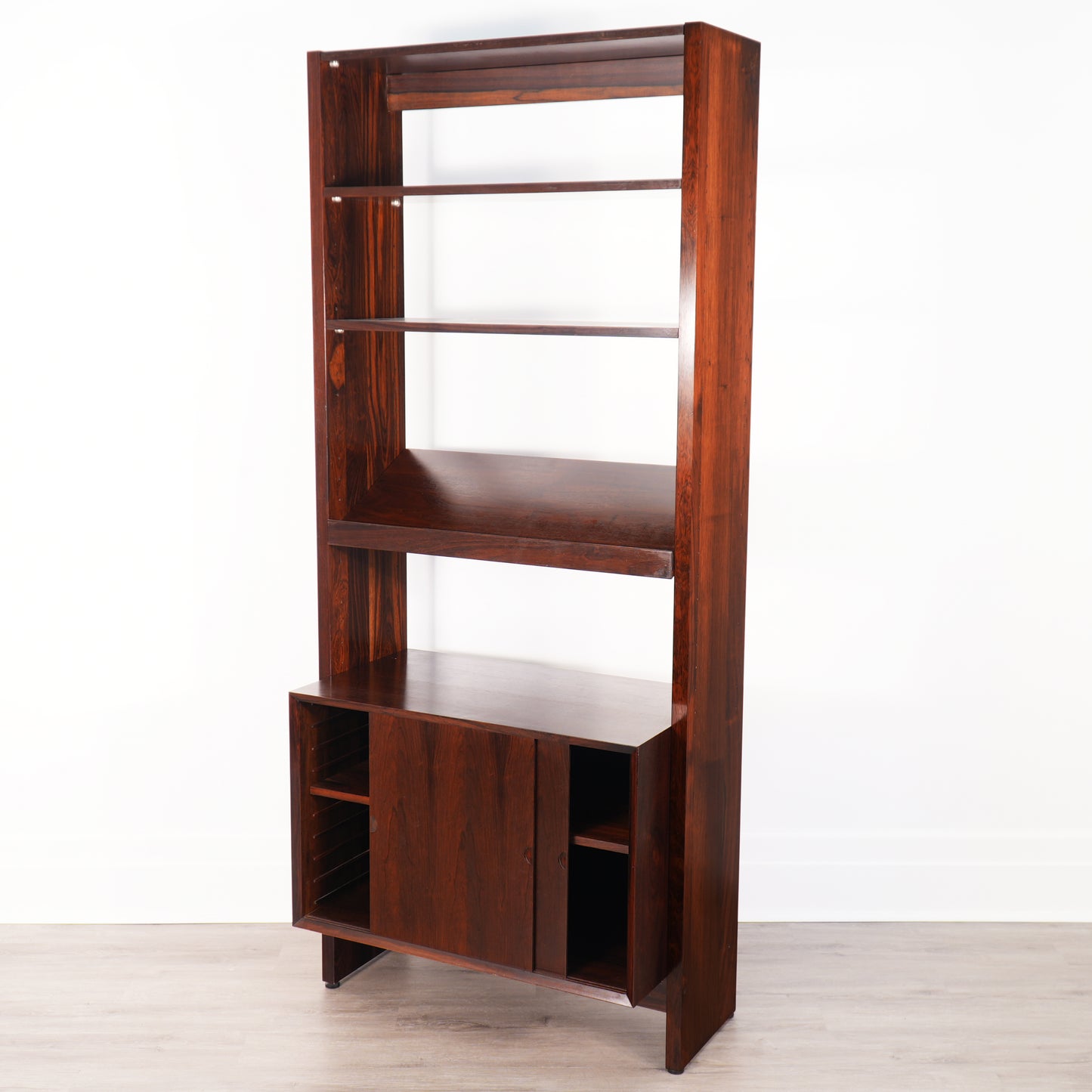 Cado Royal System Rosewood Free Standing Shelving Unit Poul Cadovius