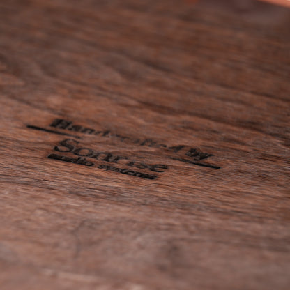 Vintage Sonrise Audio Systems Solid Walnut Stereo HiFi Storage Component Cabinet