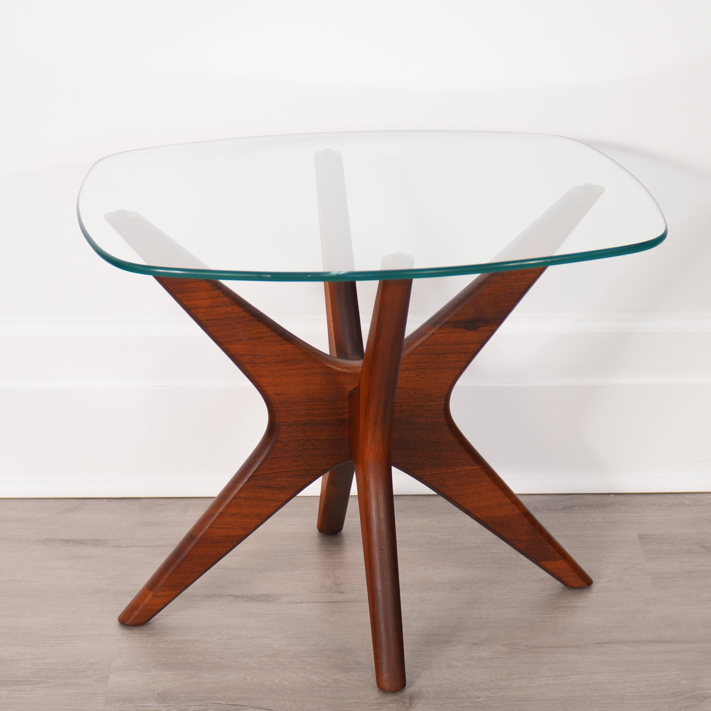 Adrian Pearsall for Craft Associates Mid-Century Jacks Side Table in Walnut