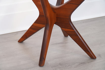 Adrian Pearsall for Craft Associates Mid-Century Jacks Side Table in Walnut