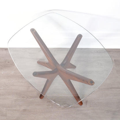 Adrian Pearsall for Craft Associates Mid-Century Jacks Side Table in Walnut