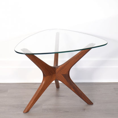 Adrian Pearsall for Craft Associates Mid-Century Jacks Side Table in Walnut