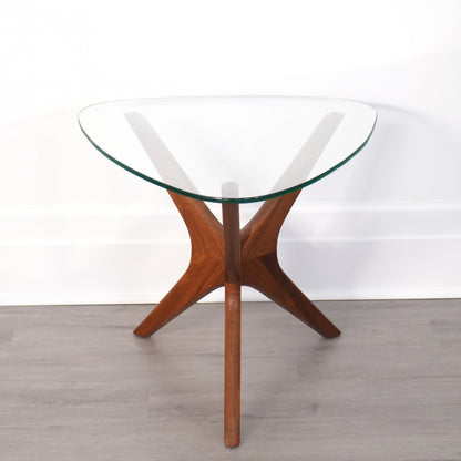 Adrian Pearsall for Craft Associates Mid-Century Jacks Side Table in Walnut