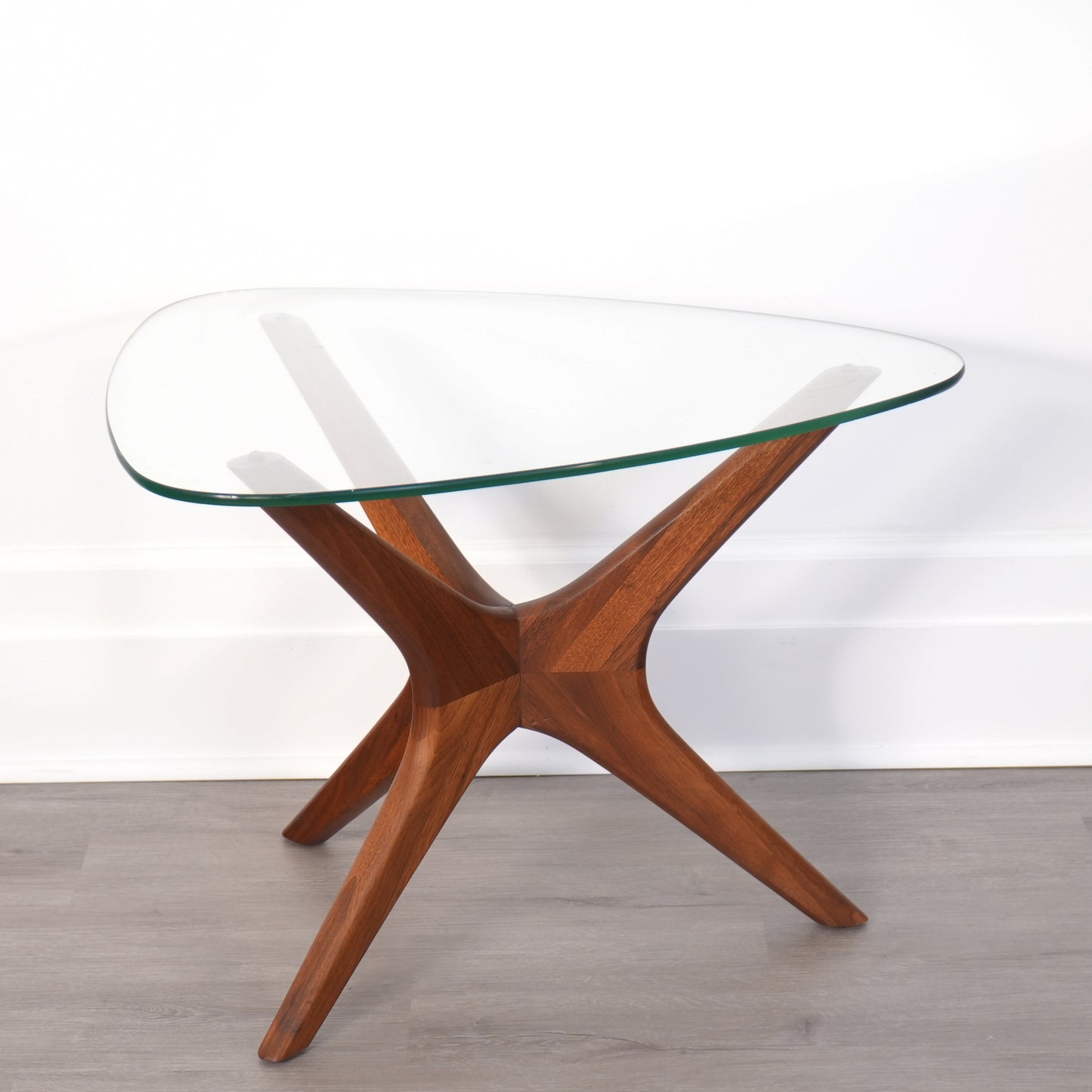 Adrian Pearsall for Craft Associates Mid-Century Jacks Side Table in Walnut