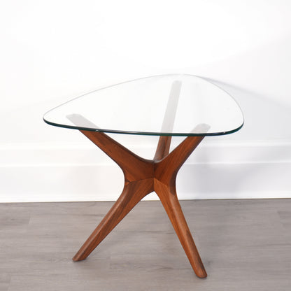 Adrian Pearsall for Craft Associates Mid-Century Jacks Side Table in Walnut