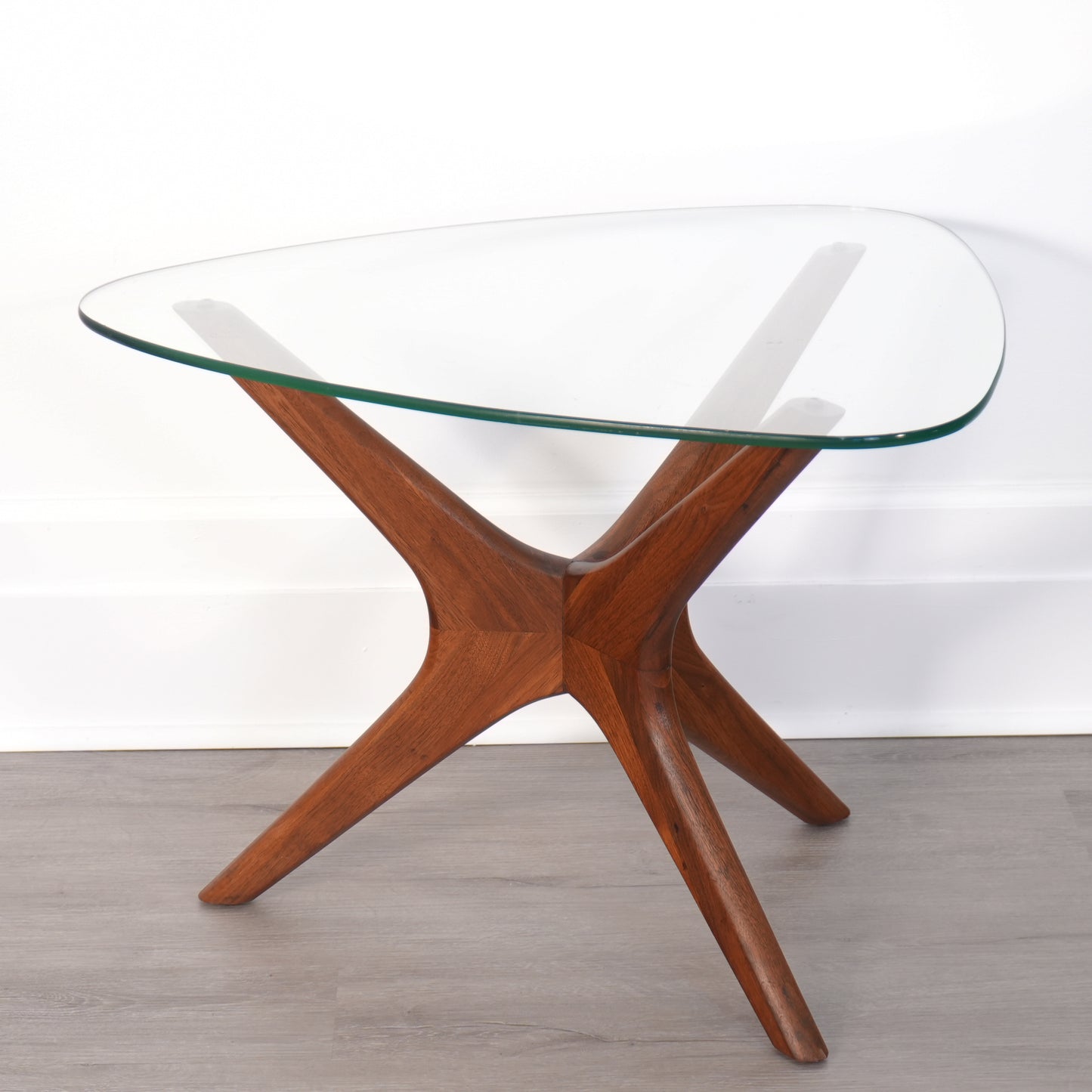 Adrian Pearsall for Craft Associates Mid-Century Jacks Side Table in Walnut