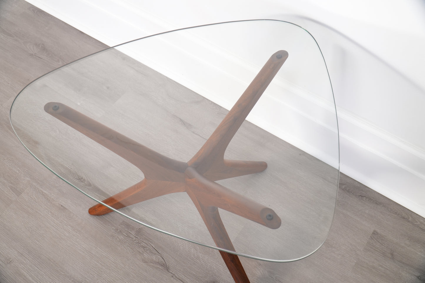 Adrian Pearsall for Craft Associates Mid-Century Jacks Side Table in Walnut