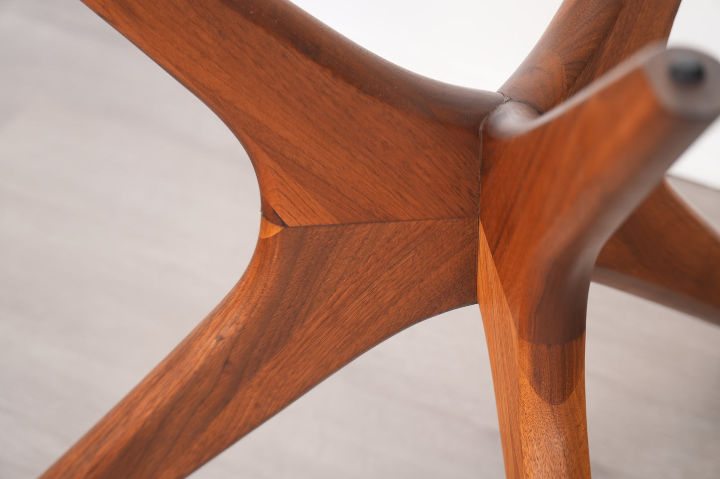 Adrian Pearsall for Craft Associates Mid-Century Jacks Side Table in Walnut