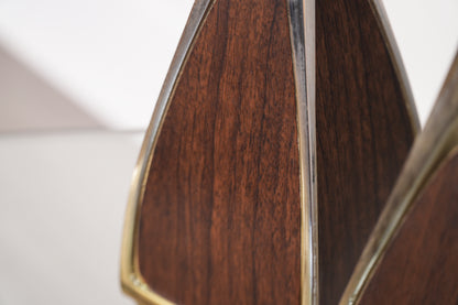 Pair Mid-Century Brass Lamps by Laurel Lamp Co.