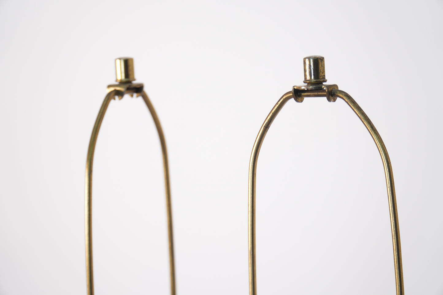 Pair Mid-Century Brass Lamps by Laurel Lamp Co.