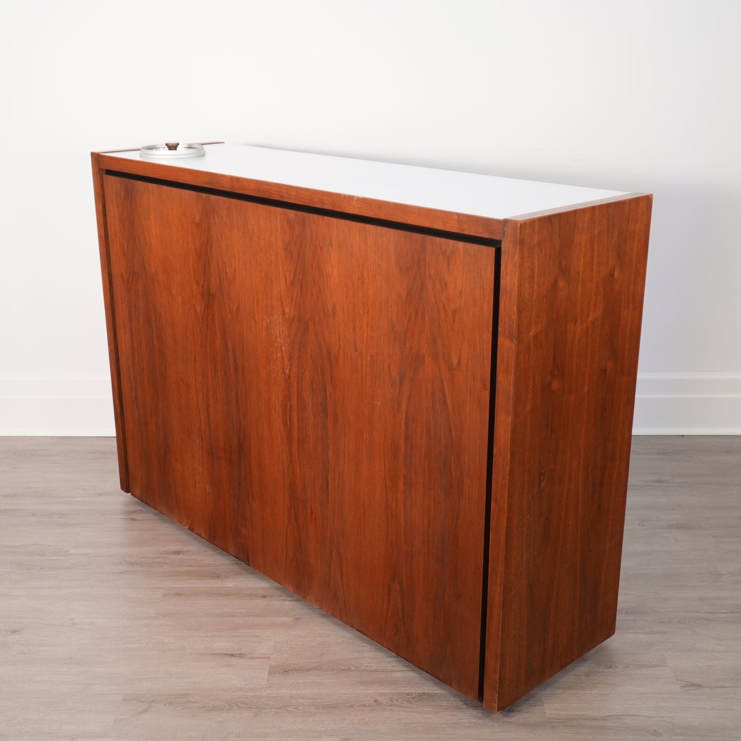 Arthur Umanoff for Dillingham Mid-Century Dry Bar American Walnut