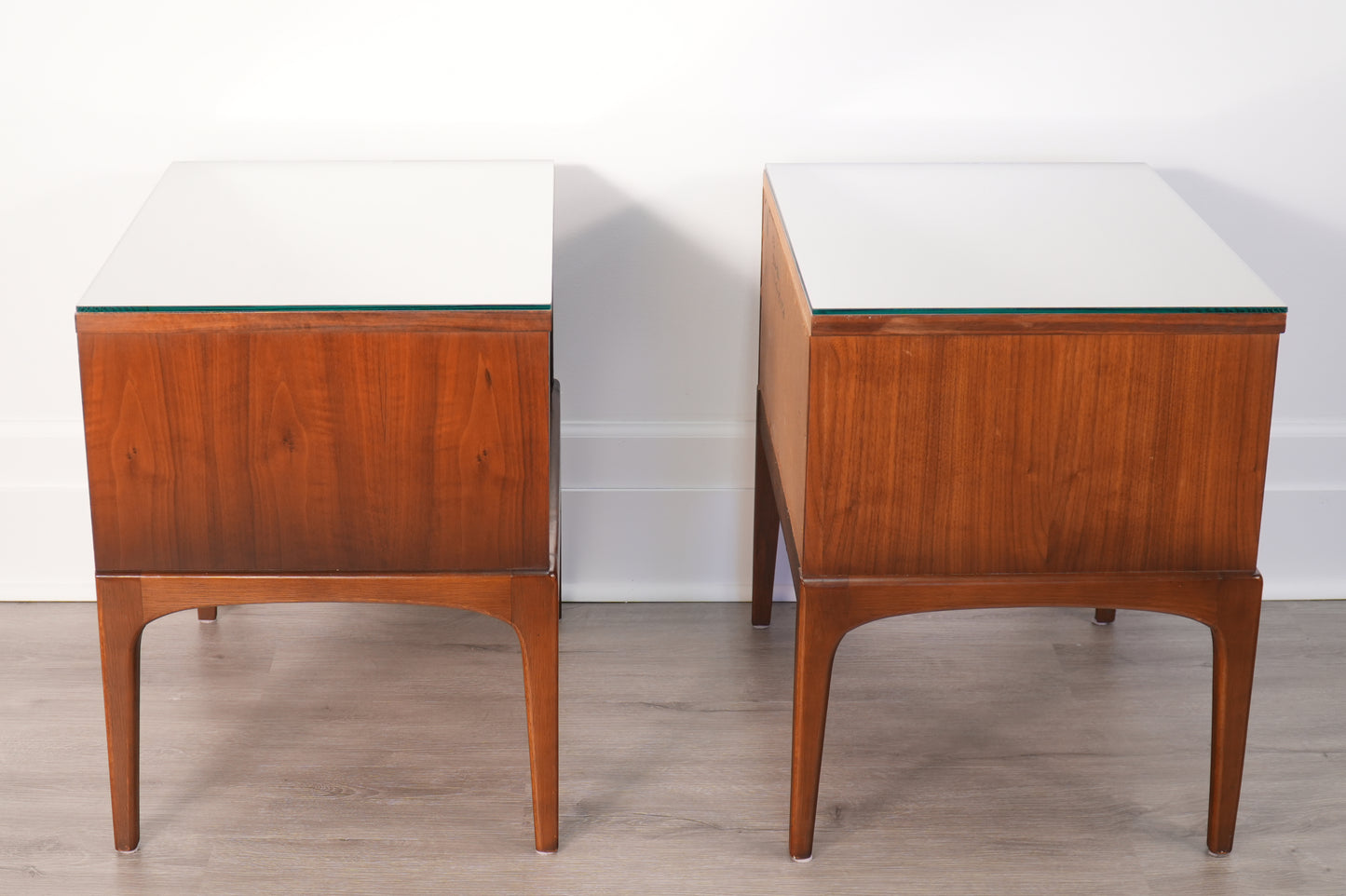 Pair 1960s Lane Rhythm Nightstands Walnut