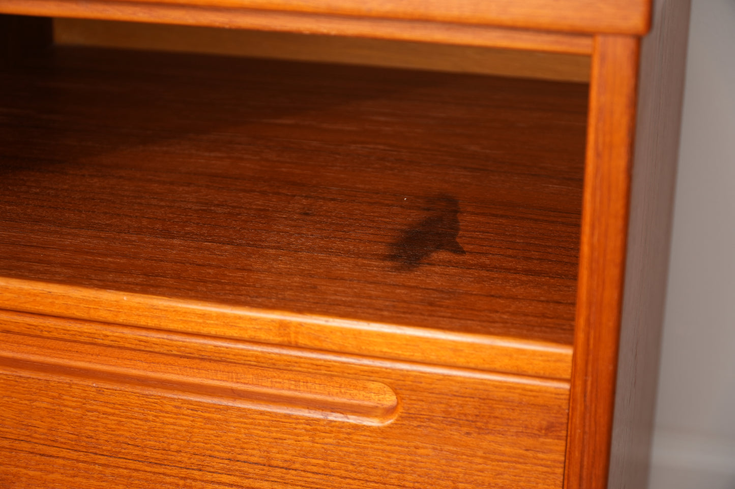 Danish Teak Queen Platform Bed by Tørring Møbelfabrik