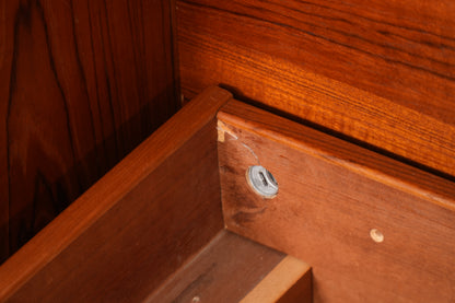 Danish Teak Queen Platform Bed by Tørring Møbelfabrik