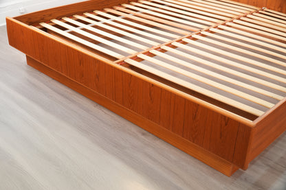 Danish Teak King Platform Bed by Komfort