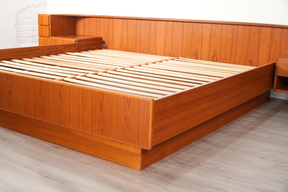 Danish Teak King Platform Bed by Komfort