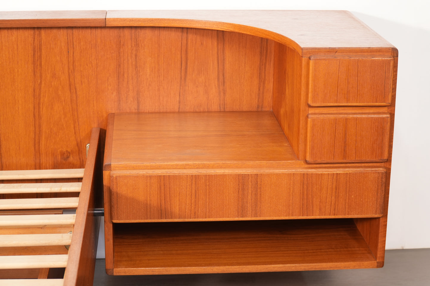 Danish Teak King Platform Bed by Komfort